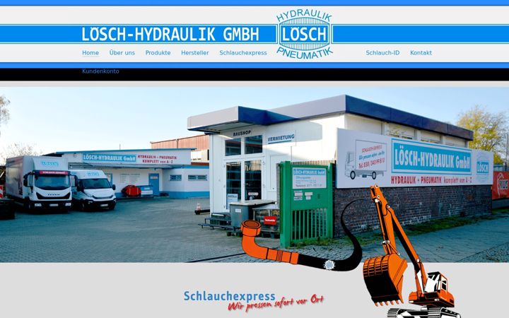 Screenshot of loesch-hydraulik.de