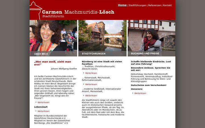 Screenshot of loesch-stadtfuehrer.de