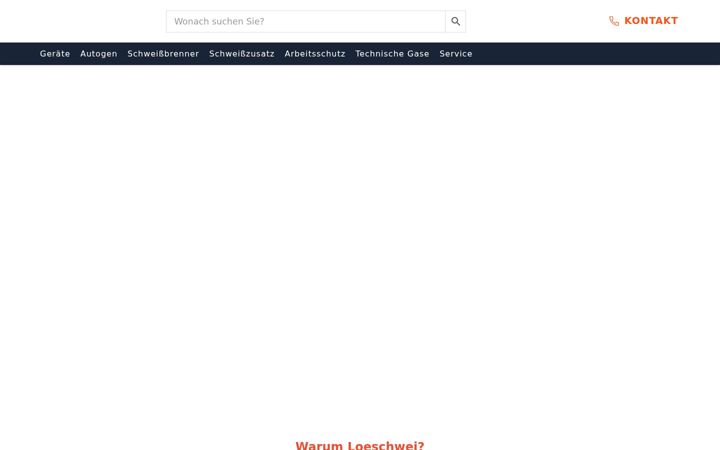 Screenshot of loeschwei.com