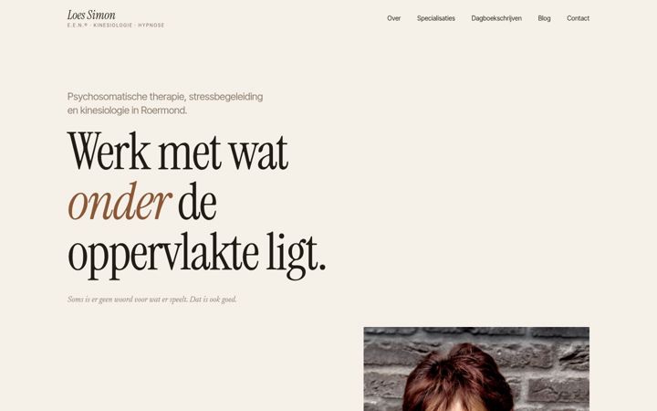 Screenshot of loessimon.nl