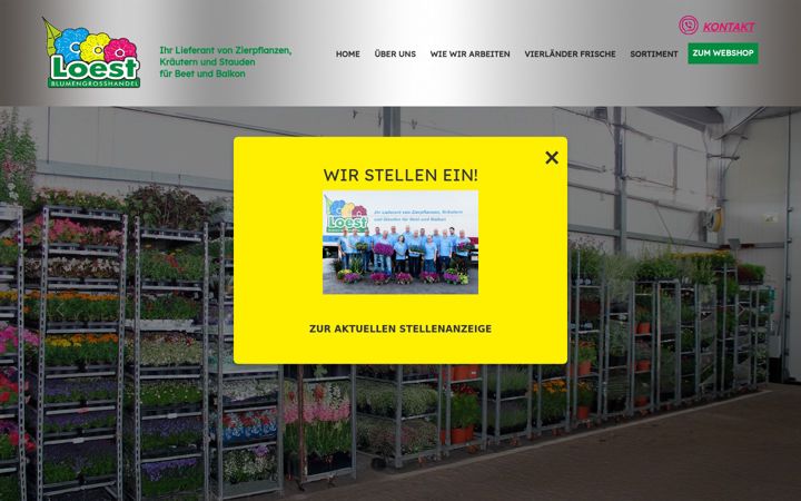 Screenshot of loest-gartenbau.de