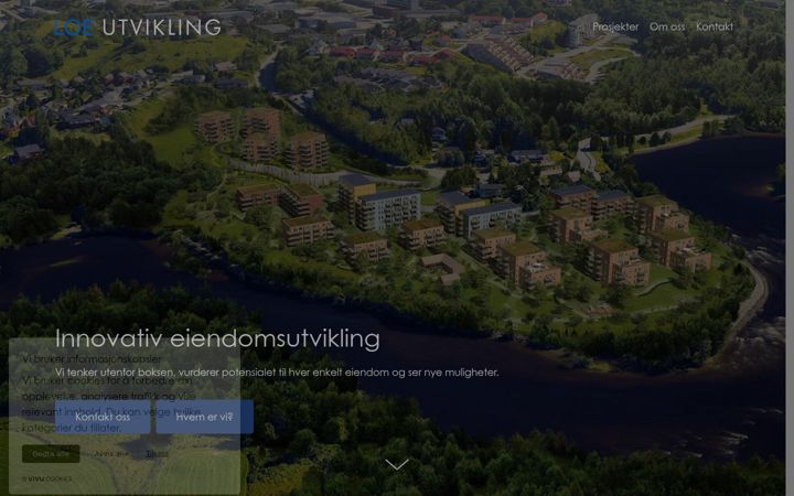 Screenshot of loeutvikling.no