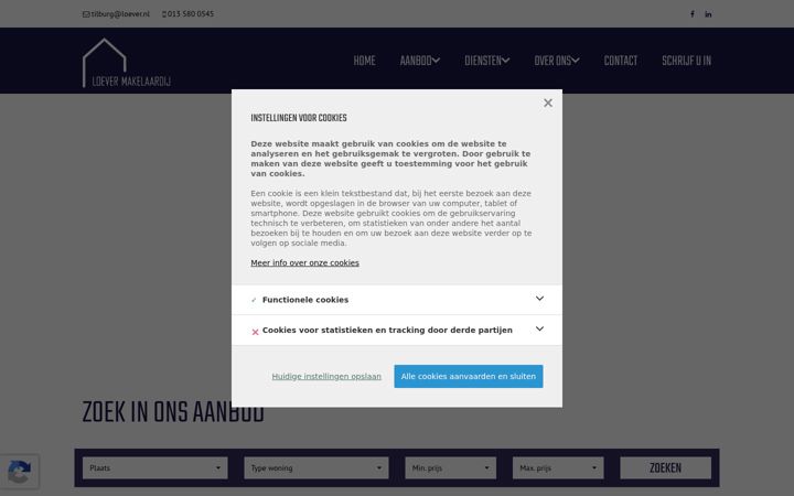 Screenshot of loever.nl