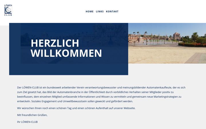 Screenshot of loewen-club.de