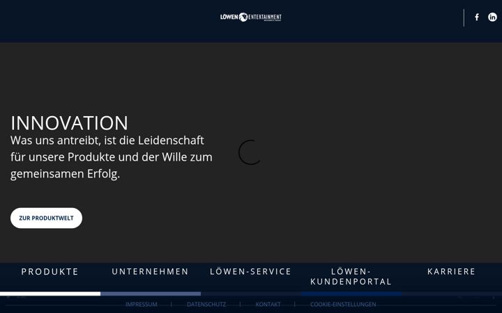 Screenshot of loewen.de