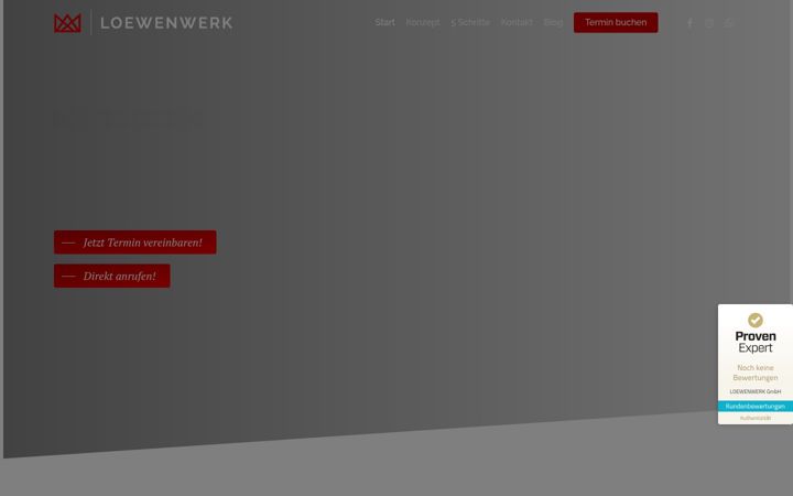 Screenshot of loewenwerk.de