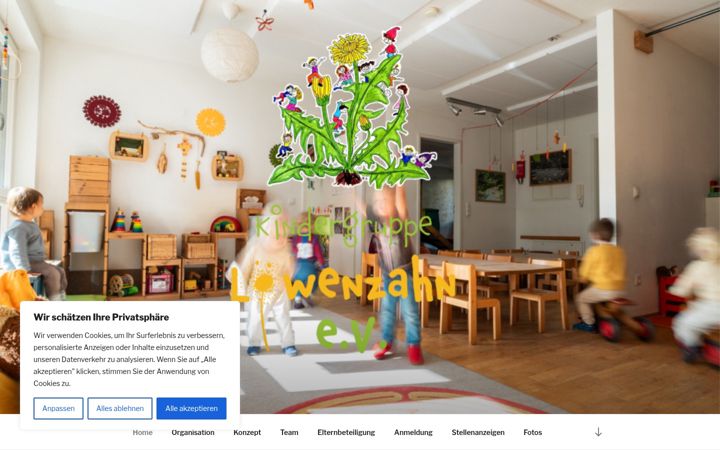 Screenshot of loewenzahn-kids.de
