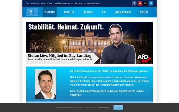 Screenshot of loewstefan.de