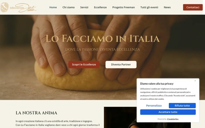 Screenshot of lofacciamoinitalia.it