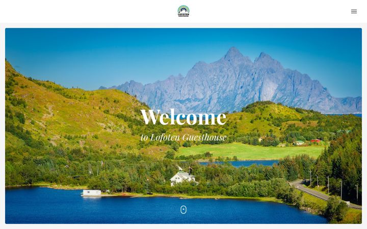 Screenshot of lofoten-guesthouse.com