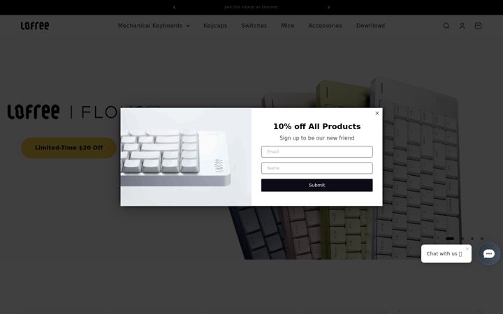 Screenshot of lofree.co