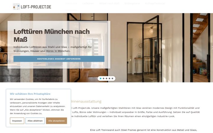 Screenshot of loft-project.de