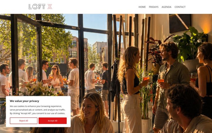 Screenshot of loft-x.be