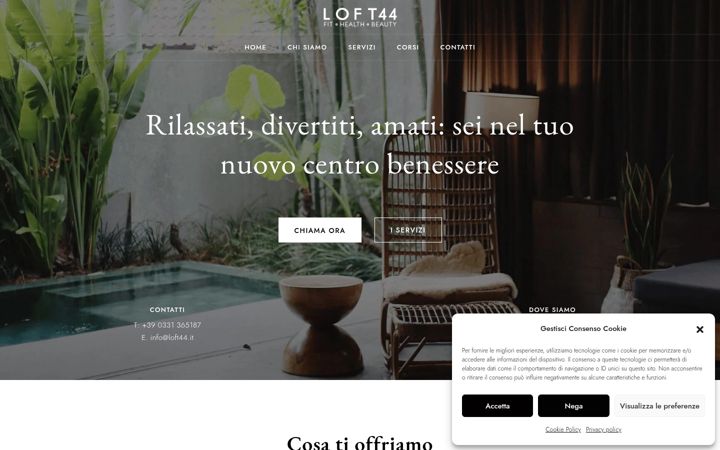 Screenshot of loft44.it