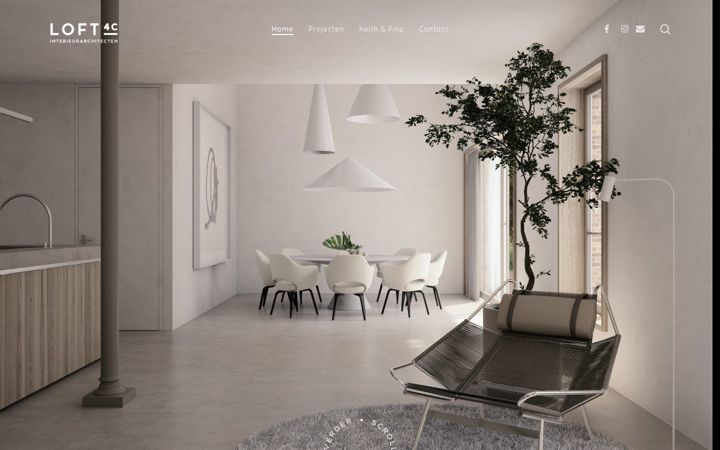 Screenshot of loft4c.be
