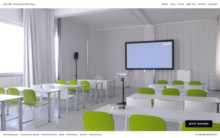 Screenshot of loft506.com
