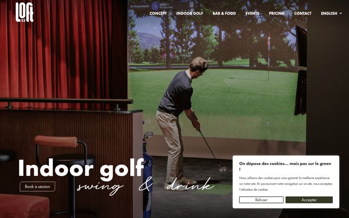 Screenshot of loft53.com
