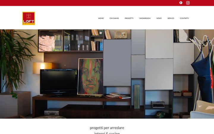 Screenshot of loftabitare.com