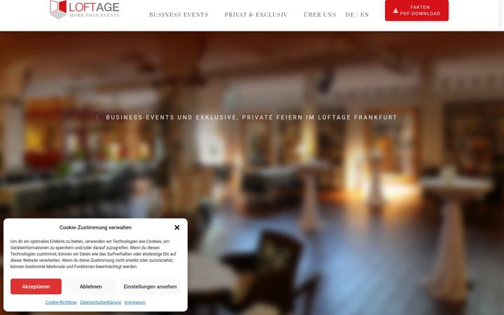 Screenshot of loftage.de