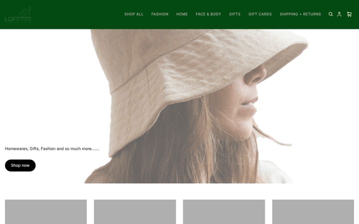 Screenshot of lofthome.com.au