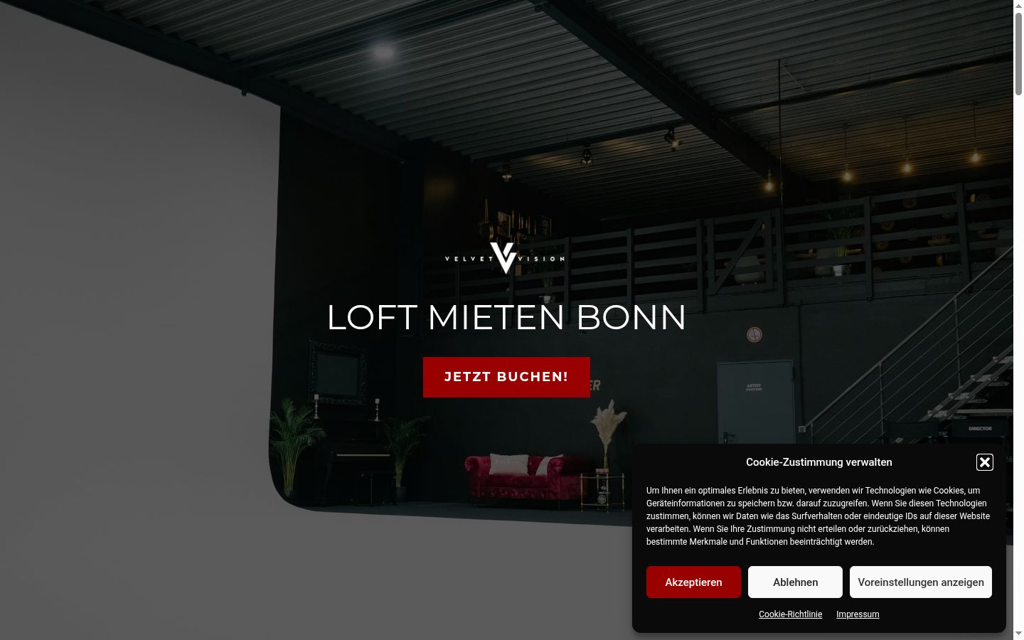 Sutikimo reklamjuostės, rodytos prieš bet kokią sąveiką, ekrano kopija