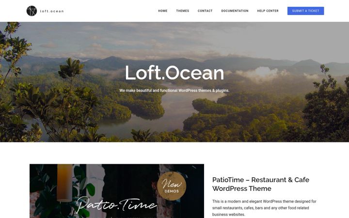Screenshot of loftocean.com