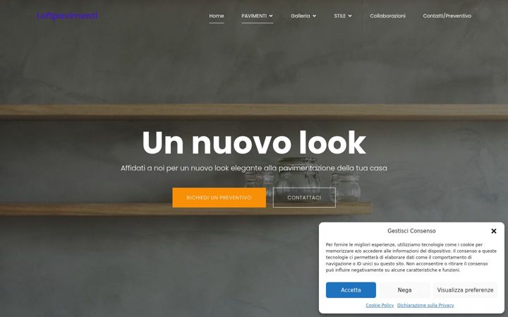 Screenshot of loftpavimenti.it