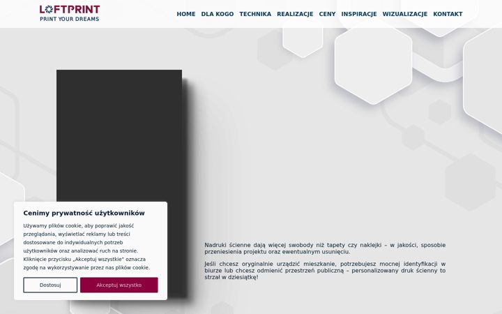 Screenshot of loftprint.pl
