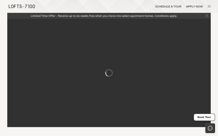 Screenshot of lofts7100.com