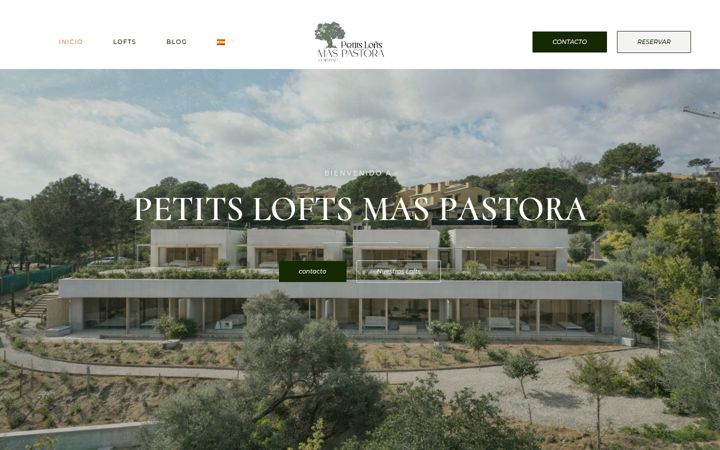 Screenshot of loftsmaspastora.com