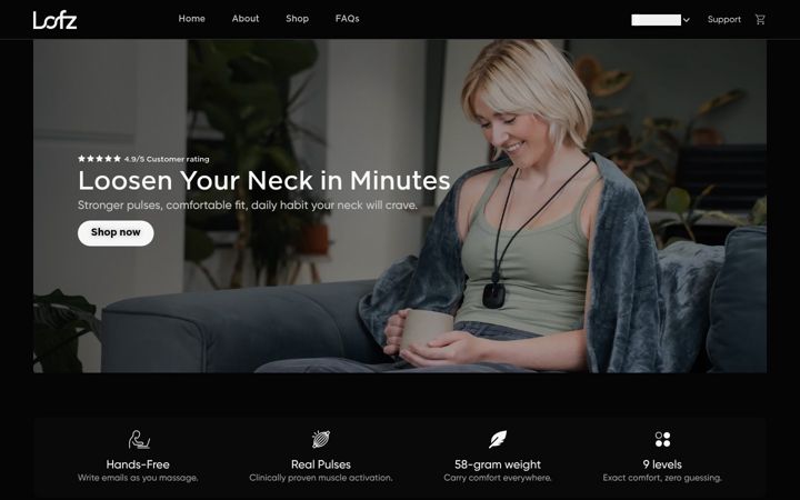 Screenshot of lofz.com