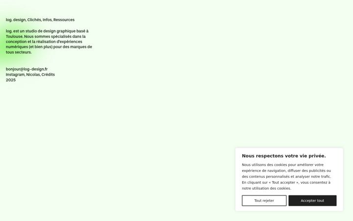 Screenshot of log-design.fr