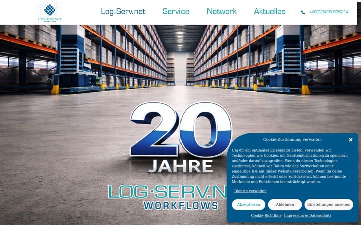 Screenshot of log-serv.net