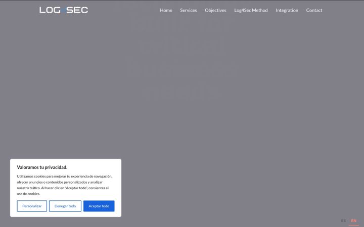Screenshot of log4sec.com