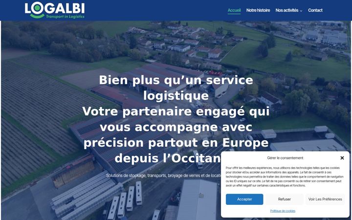 Screenshot of logalbi.fr