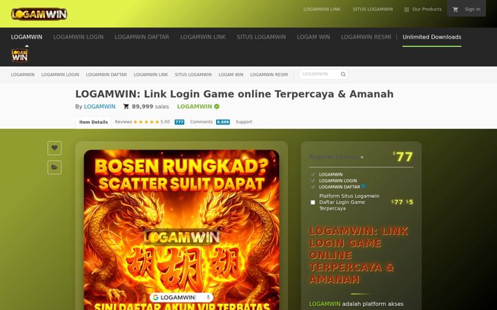 Screenshot of logamwin.net