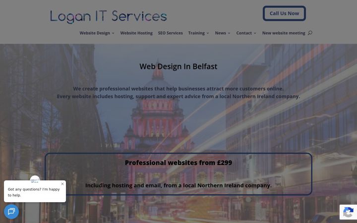 Screenshot of loganitservices.co.uk