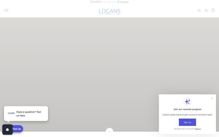 Skärmbild av loganspianos.com.au