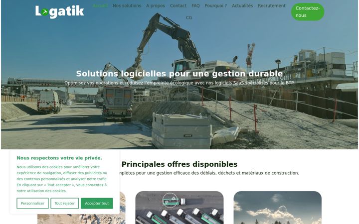 Screenshot of logatik.com