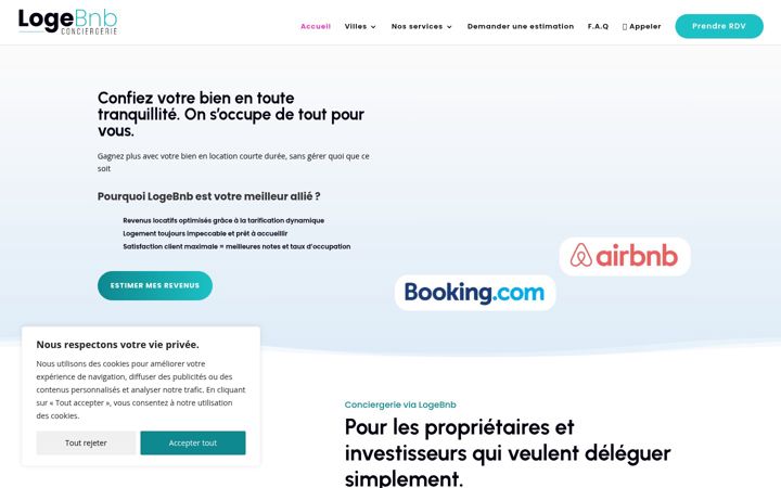Screenshot of logebnb.com