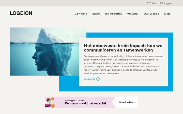 Screenshot of logeion.nl