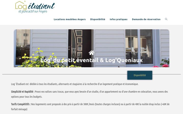 Screenshot of logementetudiantangers.fr