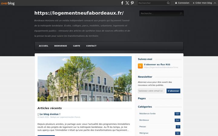 Screenshot of logementneufabordeaux.fr