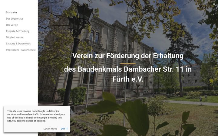 Screenshot of logenhausbauverein.com