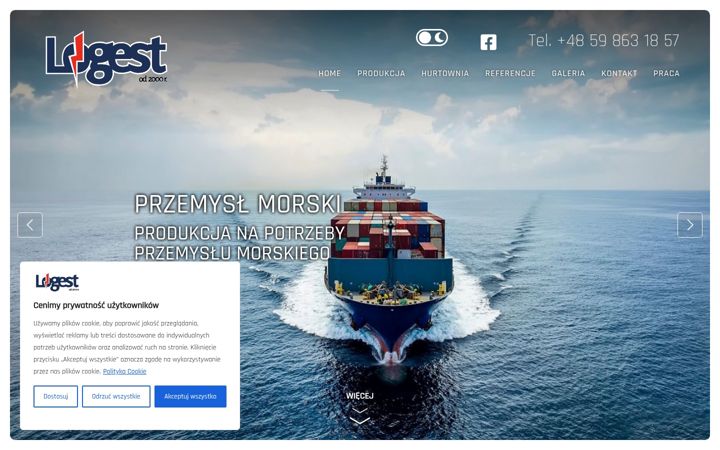 Screenshot of logest.com.pl