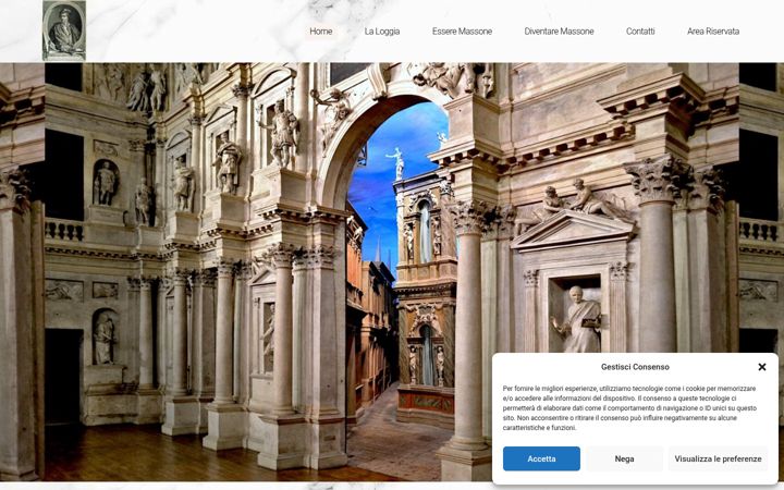 Screenshot of loggiaandreapalladio.it