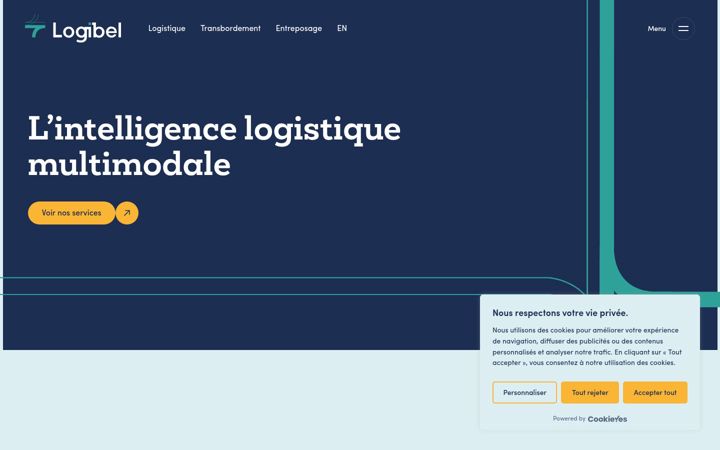 Screenshot of logi-bel.com