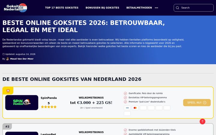 Screenshot of logi-ce.nl