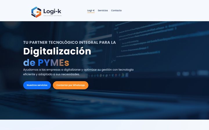 Screenshot of logi-k.es