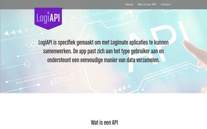 Screenshot of logiapi.nl